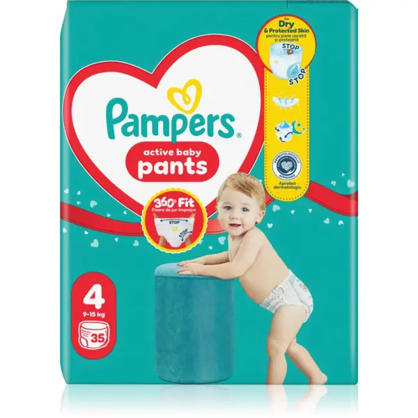 Pampers Pampers Active Baby Pants Size 4 jednokratne pelene-gaćice 9-15 kg 35 kom