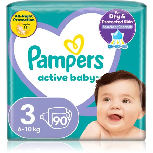 Pampers Pampers Active Baby Size 3 jednokratne pelene 6-10 kg 90 kom