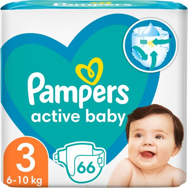 Pampers Pampers Active Baby Size 3 jednokratne pelene 6-11 kg 66 kom