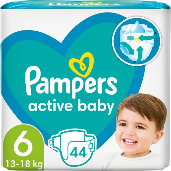 Pampers Pampers Active Baby Size 6 jednokratne pelene 13-18 kg 44 kom