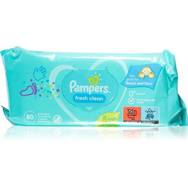 Pampers Pampers Fresh Clean vlažne maramice za djecu za osjetljivu kožu 80 kom