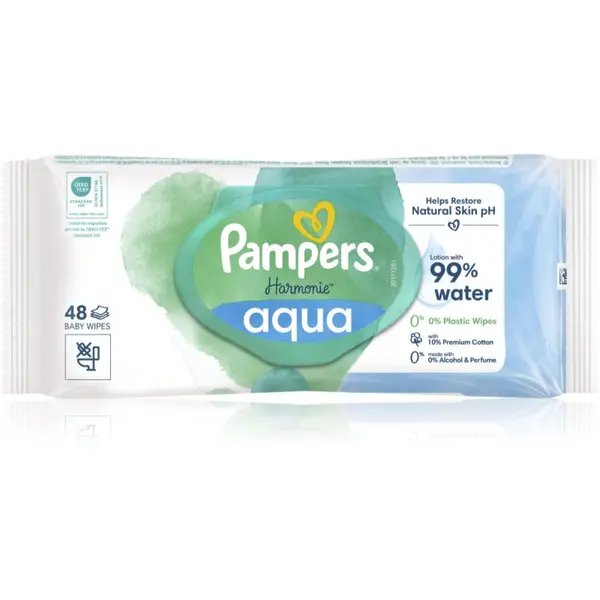 Pampers Pampers Harmonie Aqua vlažne maramice za djecu 48 kom