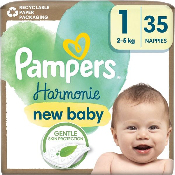 Pampers Pampers Harmonie Size 1 jednokratne pelene 2-5 kg 35 kom