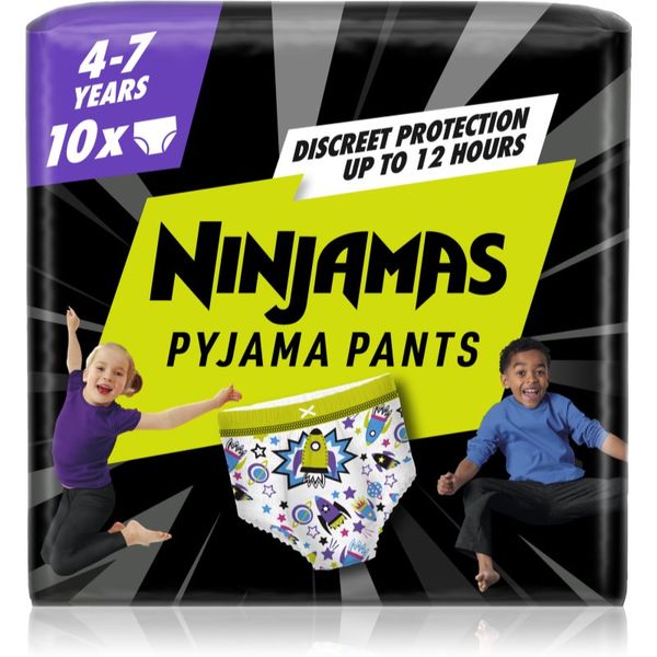 Pampers Pampers Ninjamas Pyjama Pants pidžama hlače za pelene 17-30 kg Spaceships 10 kom