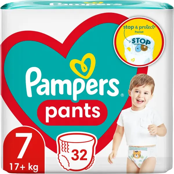 Pampers Pampers Pants Size 7 jednokratne pelene-gaćice 17+ kg 32 kom