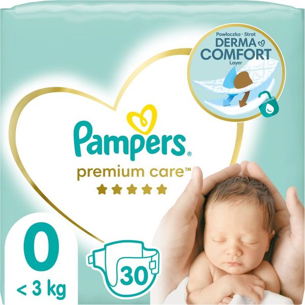 Pampers Pampers Premium Care Newborn Size 0 jednokratne pelene < 2,5 kg 30 kom