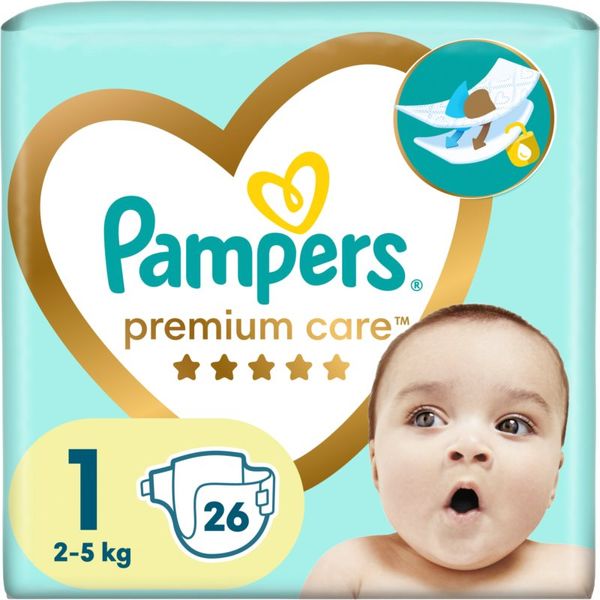 Pampers Pampers Premium Care Newborn Size 1 jednokratne pelene 2-5 kg 26 kom