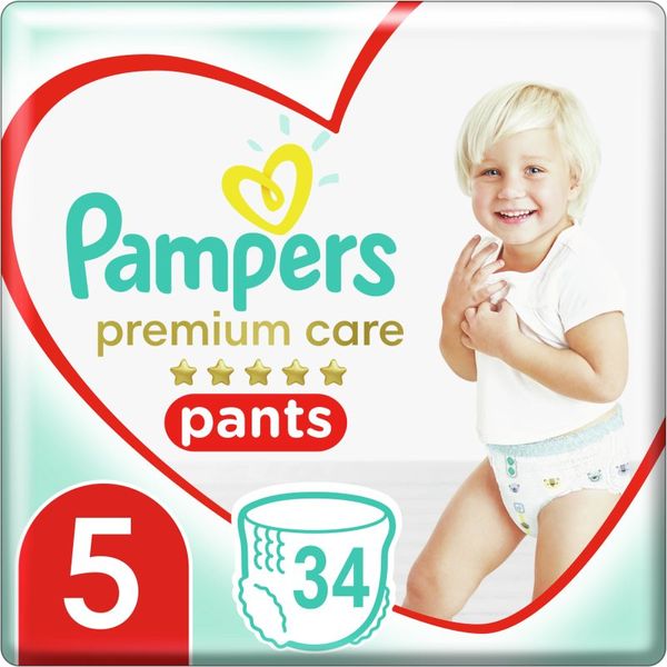 Pampers Pampers Premium Care Pants Junior Size 5 jednokratne pelene-gaćice 12-17 kg 34 kom