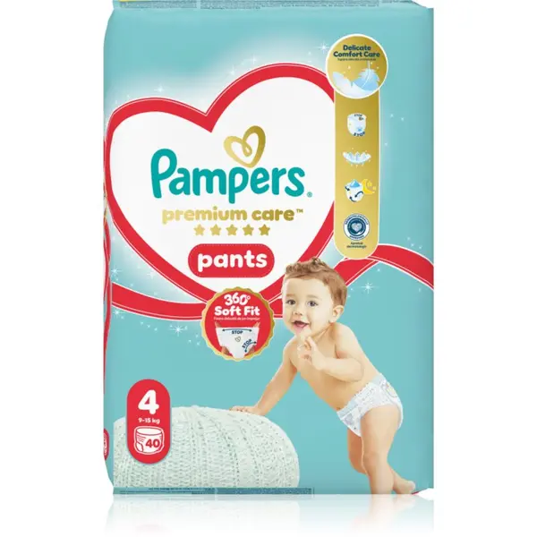 Pampers Pampers Premium Care Pants Size 4 jednokratne pelene-gaćice 9-15 kg 40 kom
