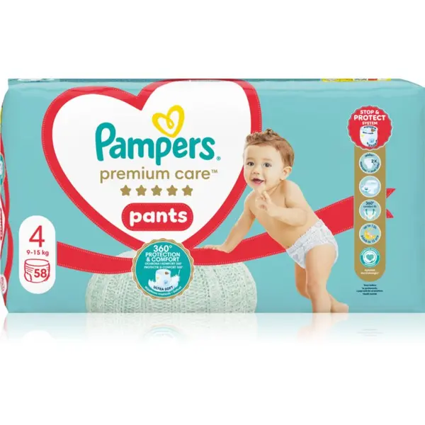 Pampers Pampers Premium Care Pants Size 4 jednokratne pelene-gaćice 9-15 kg 58 kom