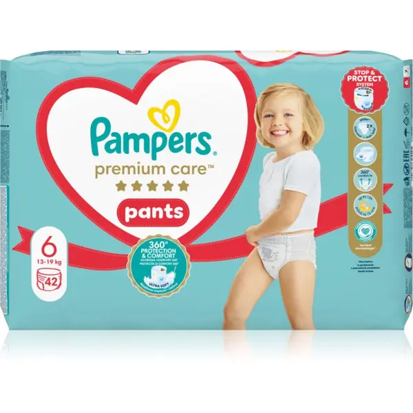 Pampers Pampers Premium Care Pants Size 6 jednokratne pelene-gaćice 13-19 kg 42 kom