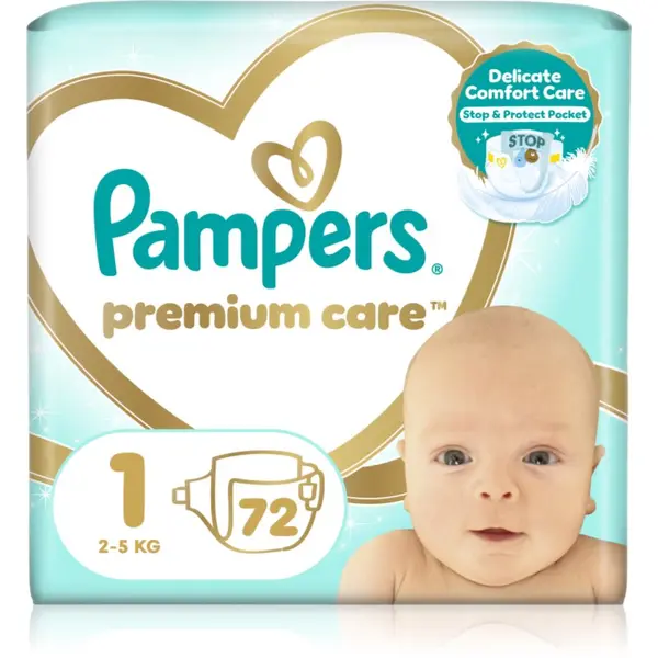Pampers Pampers Premium Care Size 1 jednokratne pelene 2-5 kg 72 kom