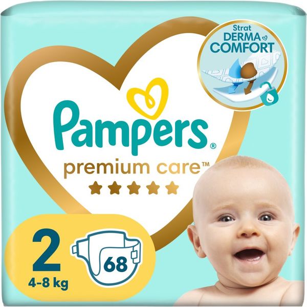Pampers Pampers Premium Care Size 2 jednokratne pelene 4-8 kg 68 kom