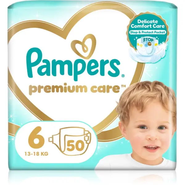 Pampers Pampers Premium Care Size 6 jednokratne pelene 13-18 kg 50 kom