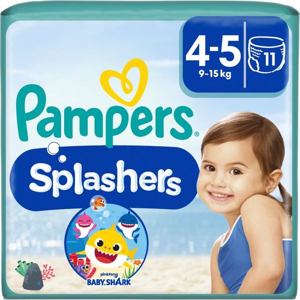 Pampers Pampers Splashers 4-5 jednokratne pelene za kupanje 9-15 kg 11 kom