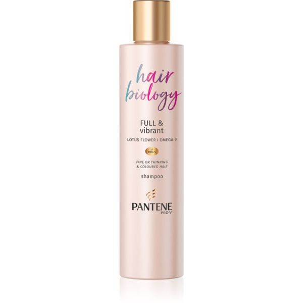 Pantene Pantene Hair Biology Full & Vibrant hranjivi šampon za čišćenje za slabu kosu 250 ml