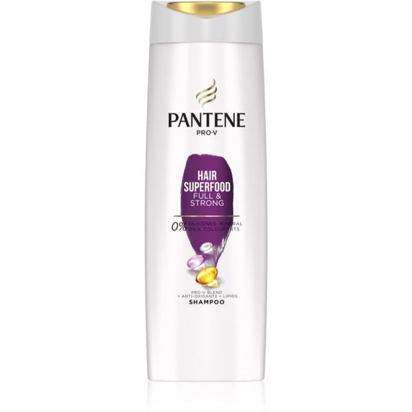 Pantene Pantene Hair Superfood Full & Strong šampon za ishranu i sjaj 400 ml