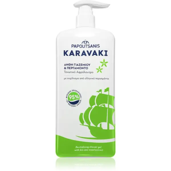 PAPOUTSANIS PAPOUTSANIS Karavaki Jasmin & Bergamot gel za tuširanje 750 ml