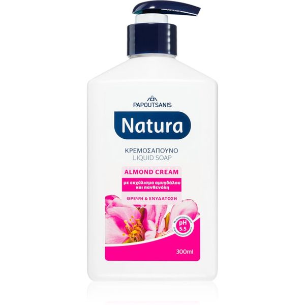 PAPOUTSANIS PAPOUTSANIS Natura Almond Cream tekući sapun za ruke 300 ml