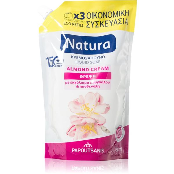 PAPOUTSANIS PAPOUTSANIS Natura Almond Cream tekući sapun za ruke 750 ml
