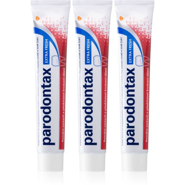 Parodontax Parodontax Extra Fresh pasta za zube protiv krvarenja zubnog mesa 3 x 75 ml