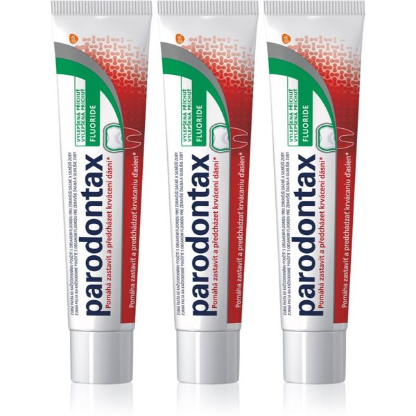 Parodontax Parodontax Fluoride pasta za zube protiv krvarenja desni i paradentoze 3x75 ml