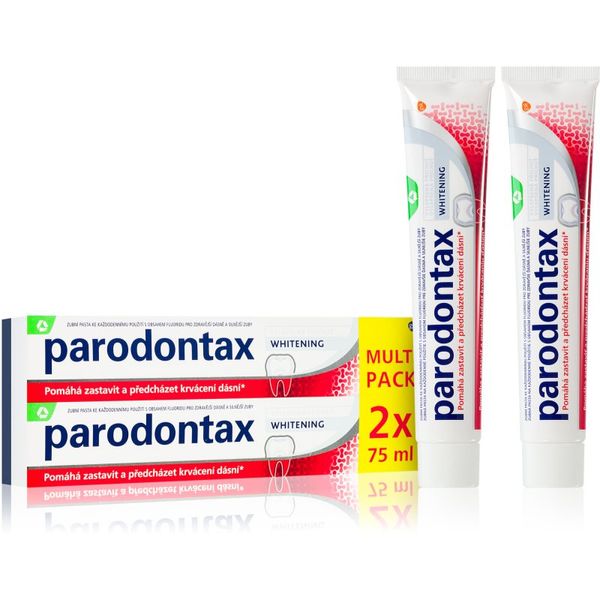 Parodontax Parodontax Whitening pasta za izbjeljivanje zuba protiv krvarenja zubnog mesa 2x75 ml