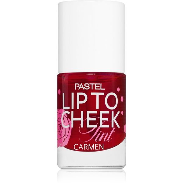 Pastel Pastel Lip To Cheek Tint tekuće rumenilo za usne i lice nijansa 01 Carmen 9,6 ml