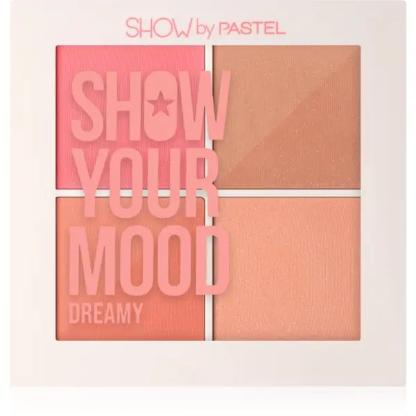 Pastel Pastel Show Your Mood paleta rumenila nijansa Dreamy 4x4.3 g