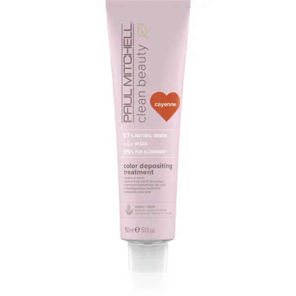 Paul Mitchell Paul Mitchell Clean Beauty Color Depositing Treatment hranjiva maska za obojenu kosu nijansa Cayenne 150 ml