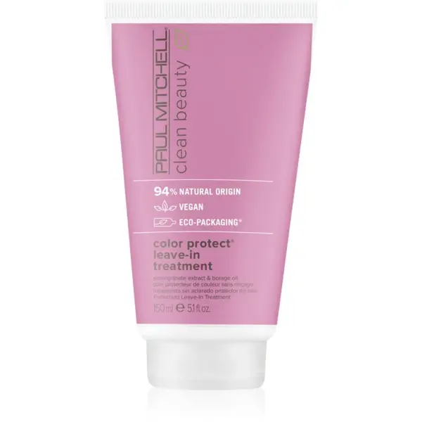 Paul Mitchell Paul Mitchell Clean Beauty Color Protect Leave-in Treatment njega bez ispiranja za plavu i kosu s pramenovima 150 ml