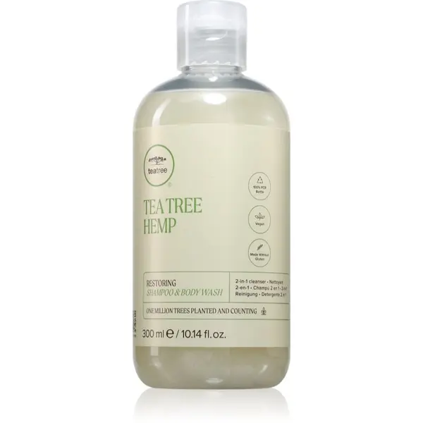 Paul Mitchell Paul Mitchell Tea Tree Hemp Restoring Shampoo & Body Wash šampon i gel za tuširanje s hidratantnim učinkom 300 ml