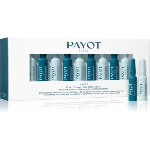 Payot Payot Lisse Cure 10 Jours Rides Éclat Express Desetodnevna kura protiv bora s hijaluronskom kiselinom i retinolom za žene 20x1 ml