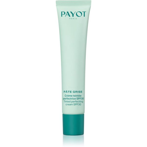 Payot Payot Pâte Grise Crème Teintée Perfectrice SPF30 korektivna njega za toniranje i ujednačavanje nepravilnosti lica i ožiljaka od akni SPF 30 40 ml