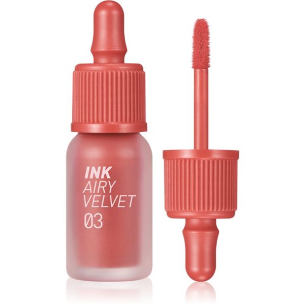 peripera peripera Ink Airy Velvet kremasti ruž za usne s mat efektom nijansa 03 Cartoon Coral 4 g
