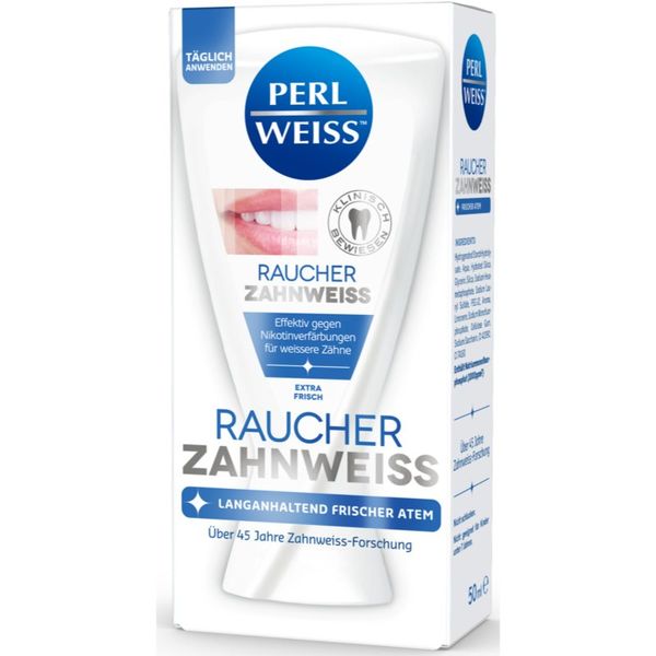 Perl Weiss Perl Weiss Bleaching Toothpaste for Smokers pasta za izbjeljivanje zuba za pušače 50 ml