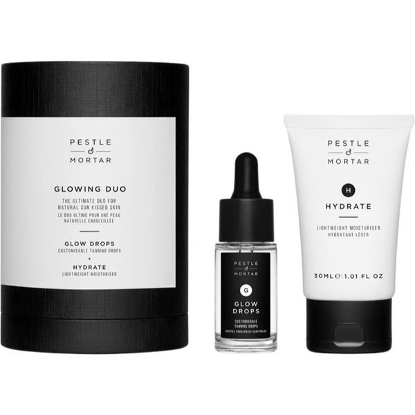 Pestle & Mortar Pestle & Mortar The Glowing Duo poklon set s učinkom samotamnjenja