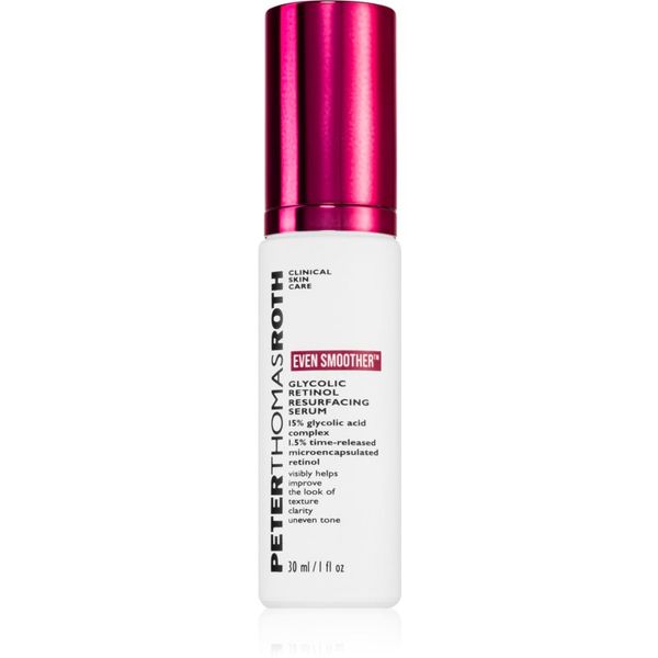 Peter Thomas Roth Peter Thomas Roth Even Smoother Glycolic Retinol Resurfacing Serum intenzivni serum s pomlađujućim učinkom 30 ml