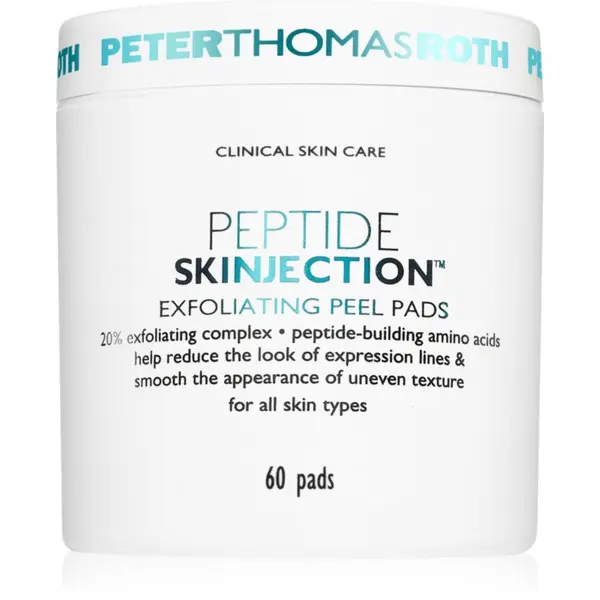 Peter Thomas Roth Peter Thomas Roth Peptide Skinjection™ Exfoliating Peel Pads eksfolijacijske blazinice s pomlađujućim učinkom 60 kom