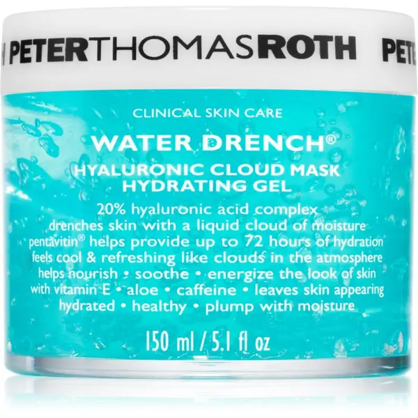 Peter Thomas Roth Peter Thomas Roth Water Drench Hyaluronic Cloud Mask Hydrating Gel hidratantna gel maska s hijaluronskom kiselinom 150 ml