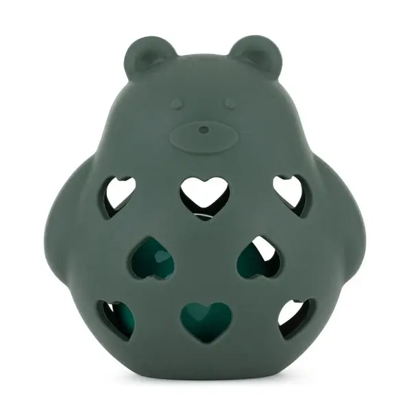 Petite&Mars Petite&Mars Bear Basil 0m+ zvečka Misty Green 1 kom