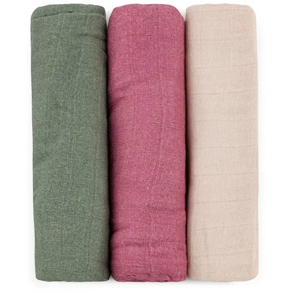 Petite&Mars Petite&Mars Moussy platnene pelene Botanic Tones 68 x 68 cm 3 kom
