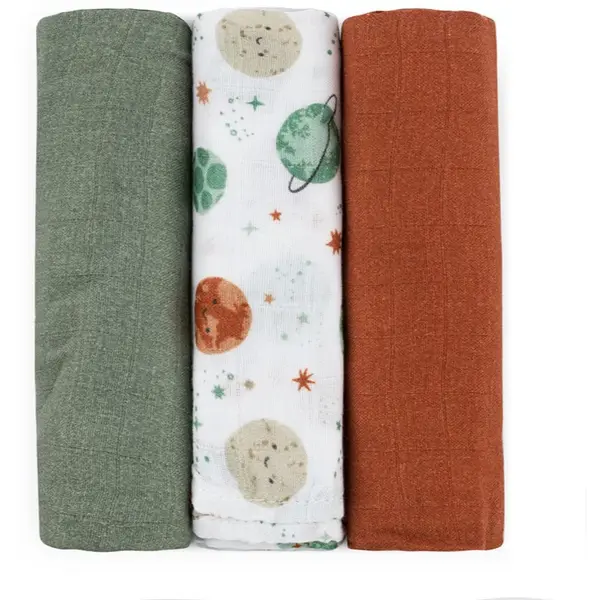 Petite&Mars Petite&Mars Moussy platnene pelene Celestial Planets 68 x 68 cm 3 kom