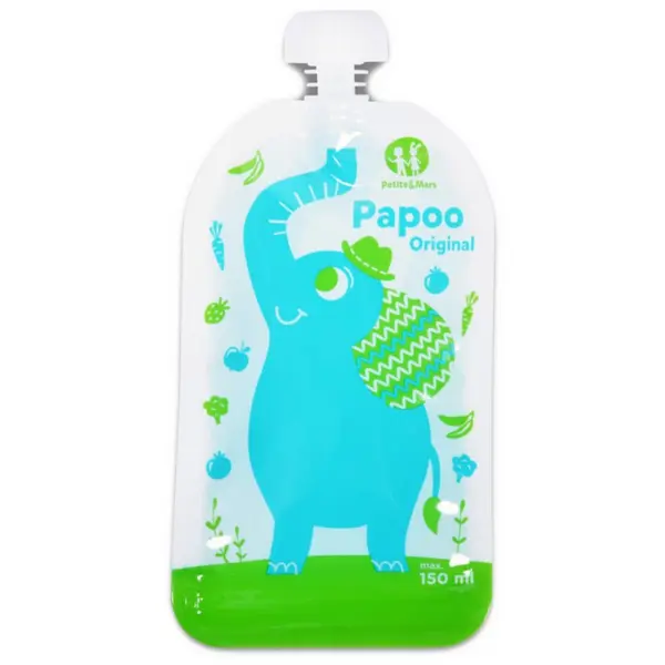 Petite&Mars Petite&Mars Papoo vrećica za kašicu Elephant 6x150 ml
