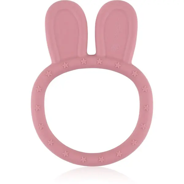 Petite&Mars Petite&Mars Silicone teether Bunny 0m+ grickalica za bebe Dusty Rose 1 kom