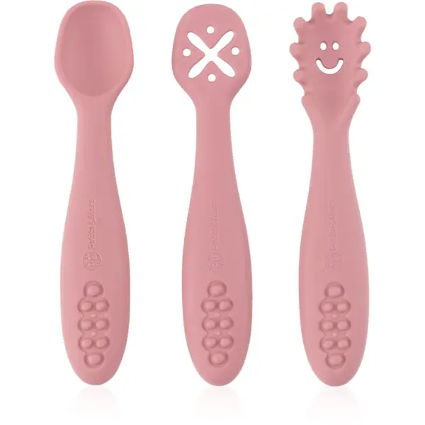 Petite&Mars Petite&Mars Take&Match 6m+ žličica za djecu Dusty Rose 3 kom