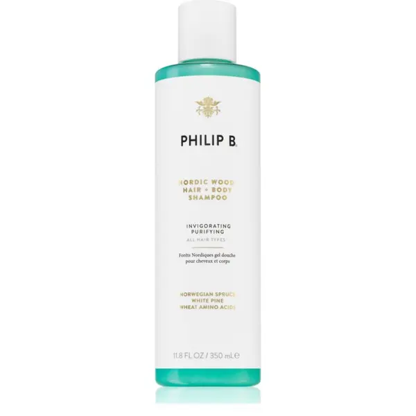 Philip B. Philip B. White Label Nordic Wood šampon za čišćenje za tijelo i kosu 350 ml