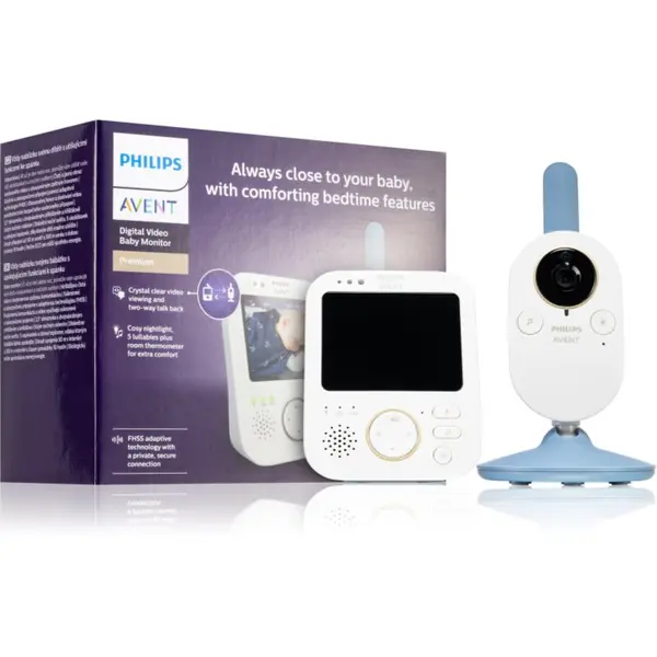 Philips Avent Philips Avent Baby Monitor SCD845/52 Digitalni video monitor za bebe 1 kom