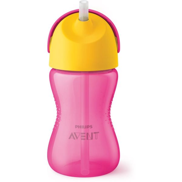 Philips Avent Philips Avent Cup with Straw šalica sa savitljivom slamkom 12+ Girl 300 ml
