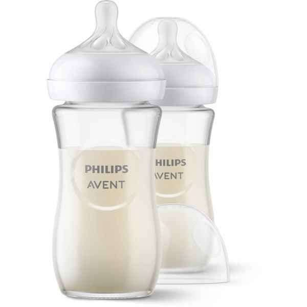 Philips Avent Philips Avent Natural Response Pure Glass bočica za bebe 1 m+ 2x240 ml